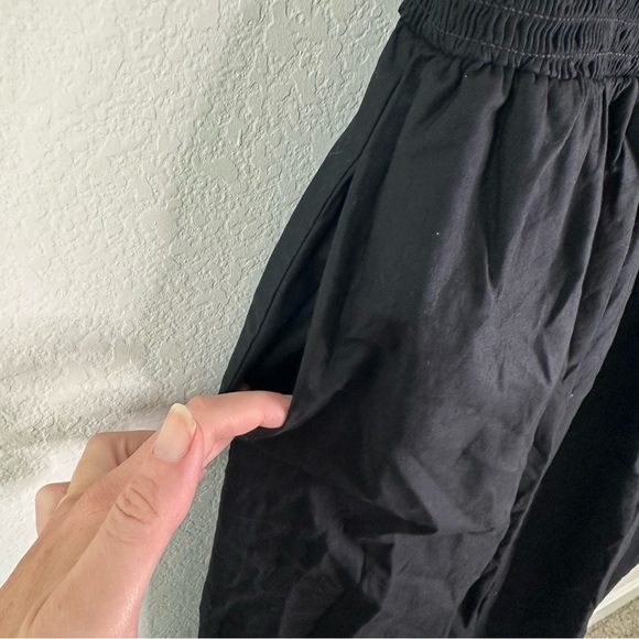 Reformation Sariah smocked organic cotton midi dress SZ US 4 - Picture 6 of 8